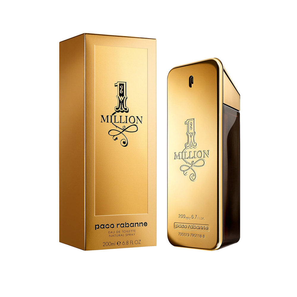 Paco Rabanne 1 Million Eau de Toilette Spray for Men, 3.4 oz / 100 ml – Iconic Luxury Fragrance